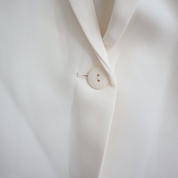 Amanda Uprichard Nolita Split Sleeve Balzer in Ivory | S - Picture 7 of 8